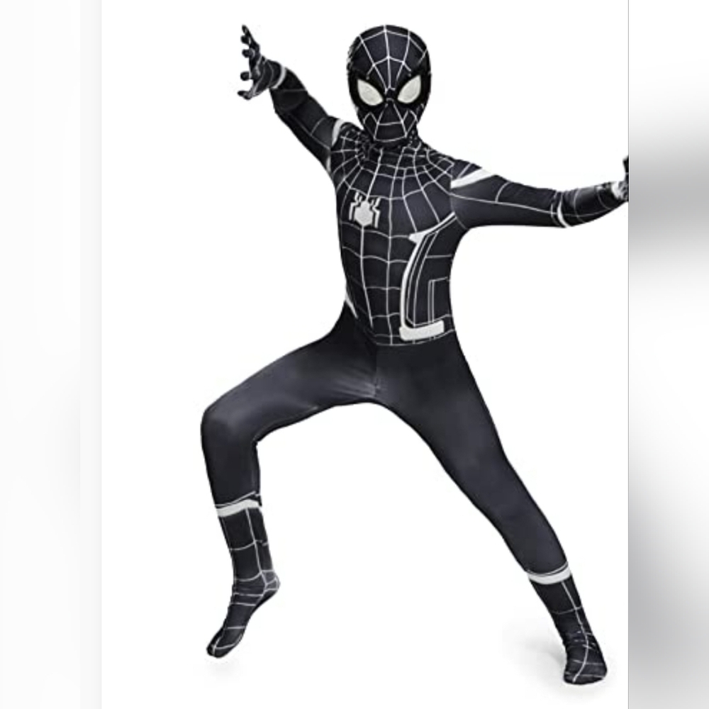 Spider Man Costume Child 5/7  ( Sz 120)New in plastic